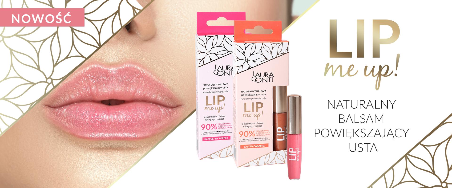 Naturalny balsam powiększający usta Lip Me Up od marki Laura Conti